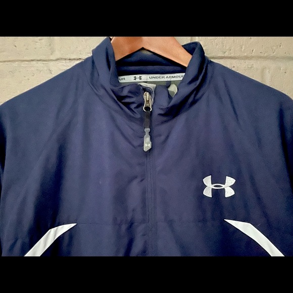 Under Armour Navy Fleece lined Jacket M - Picture 2 of 7